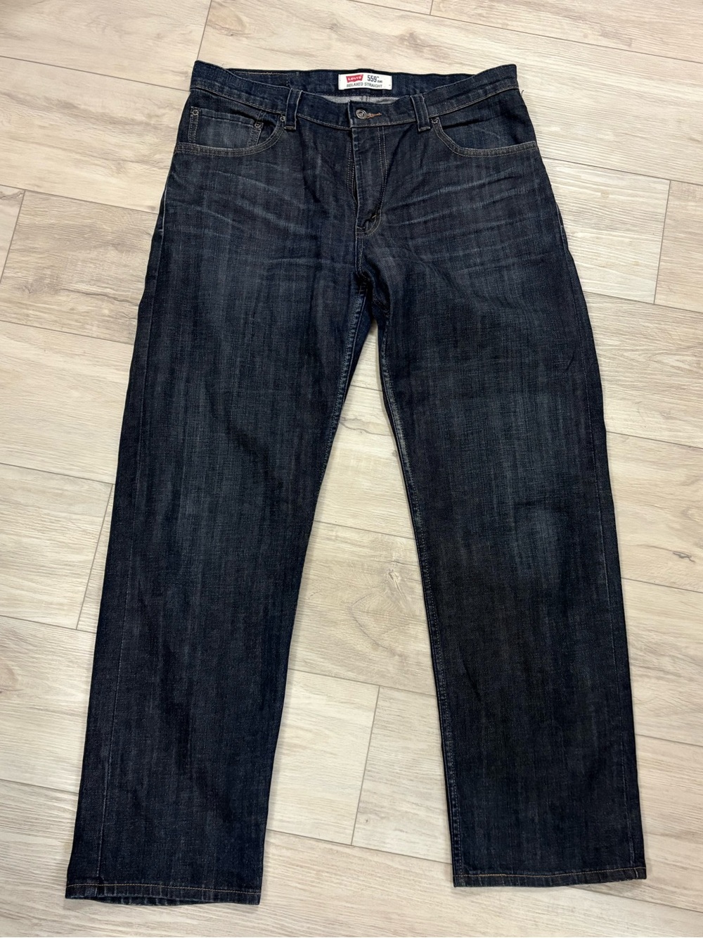 Levi’s 559 Men's Dark Blue Straight Leg Jeans 33 x 32